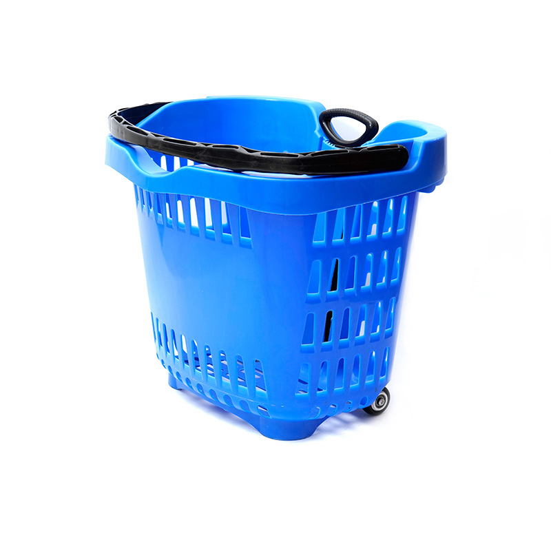 XC-B-13. Pemegang bakul beli-belah plastik + beli-belah pasar raya mudah digunakan, beli-belah plastik warna tersuai spesifikasi tetap