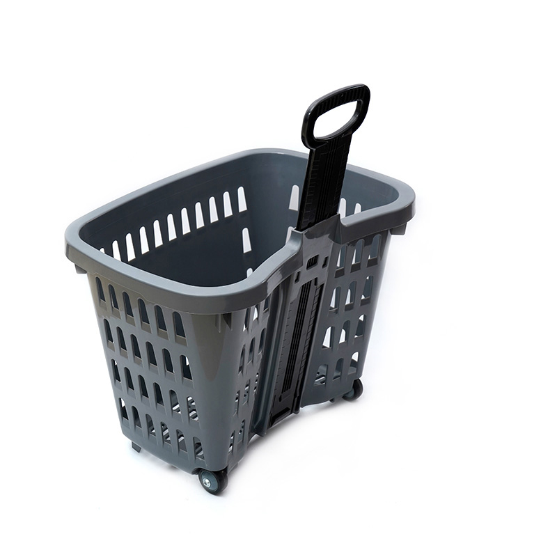 XC-B-20. Pemegang bakul beli-belah plastik + beli-belah pasar raya mudah digunakan, beli-belah plastik warna tersuai spesifikasi tetap